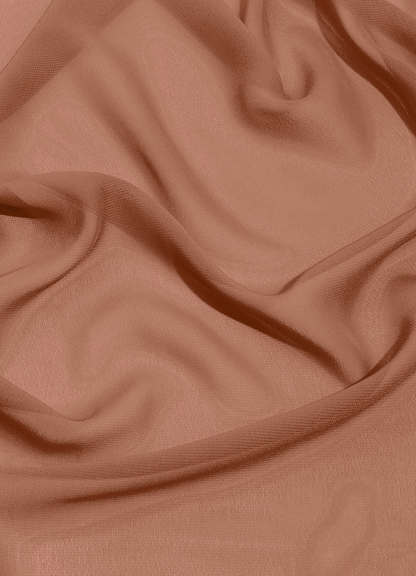 front Azazie Bronzer Chiffon Fabric By the Yard