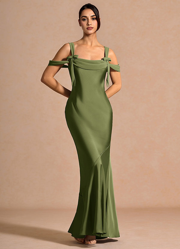 Ariane Olive Maxi Dress | Azazie