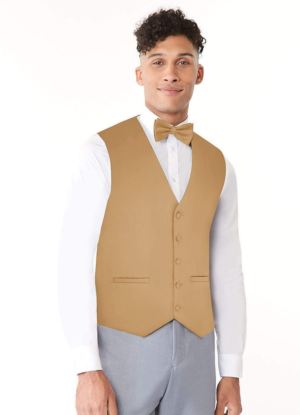 front Gilet en satin extensible