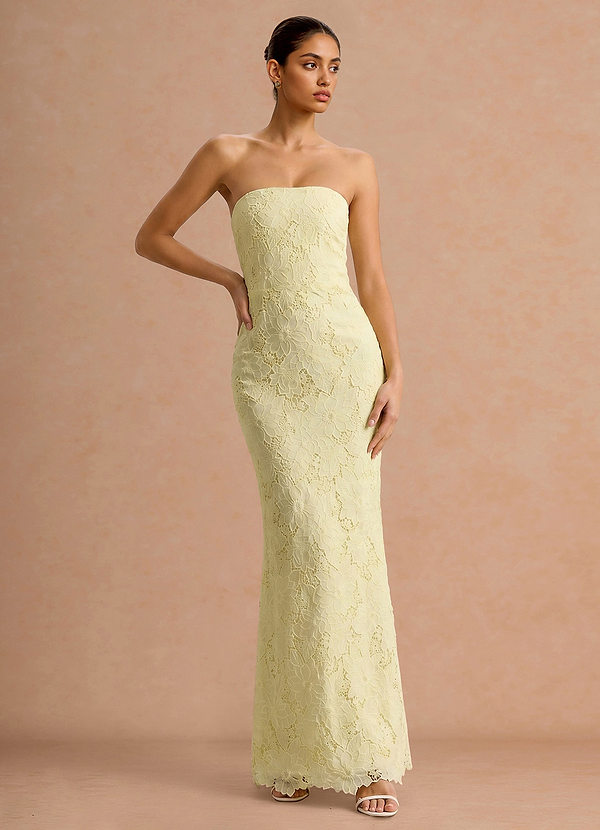 Kireya Pastel Yellow Maxi Dress image1