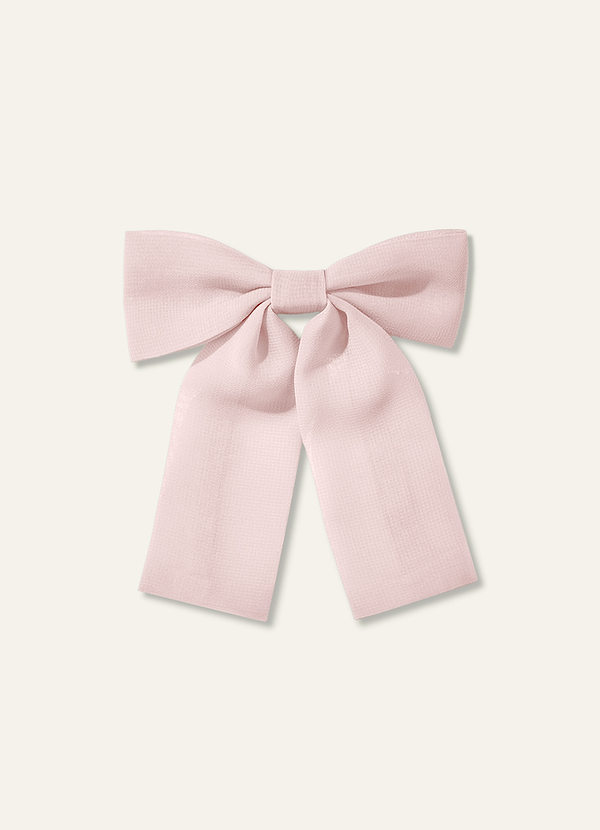 front Girls Chiffon Bow Hair Clip