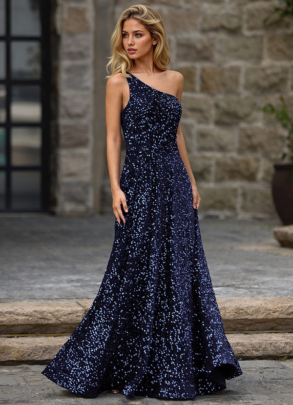 Savannah 해군 맥시 드레스 image1