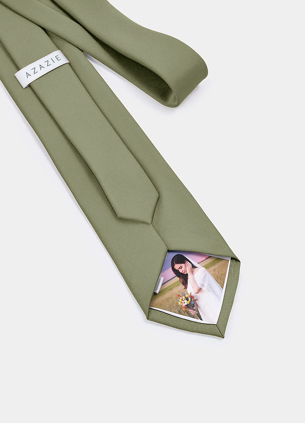 front Matte Satin Custom Photo Tie – Personalized Necktie