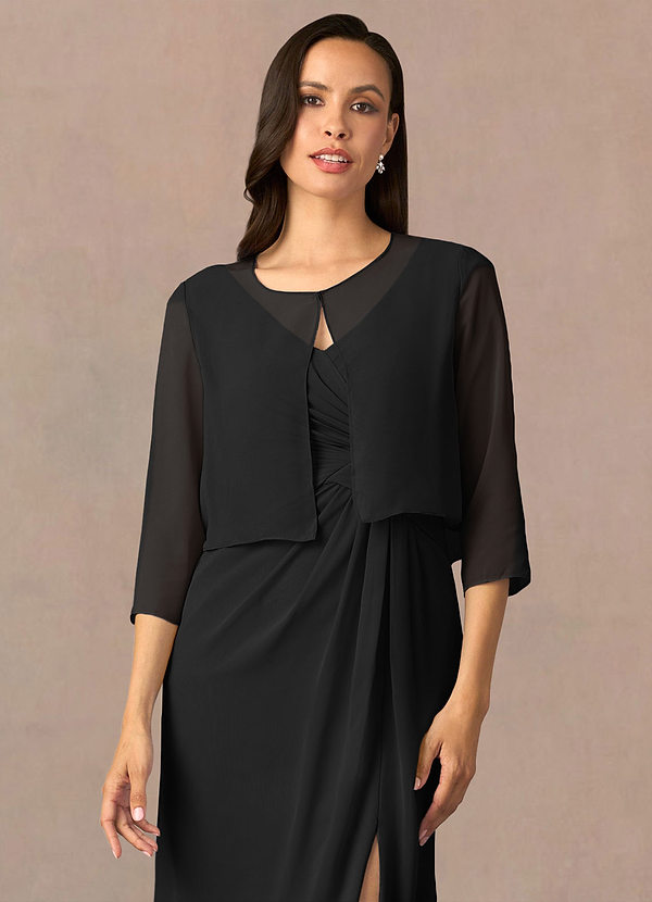 front Azazie Ettienne Chiffon Wrap
