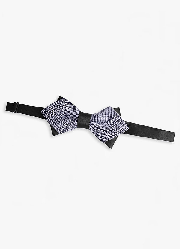 back Plaid Bow Tie
