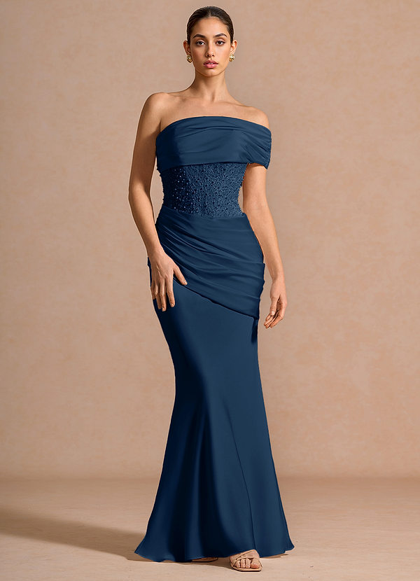 Ellora Navy Maxi Dress image1