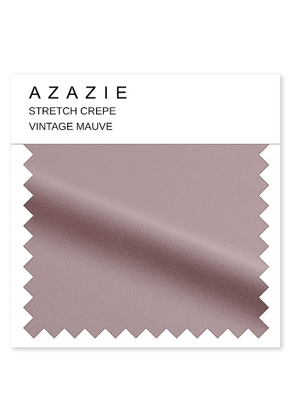 front Azazie Vintage Mauve Stretch Crepe Swatch