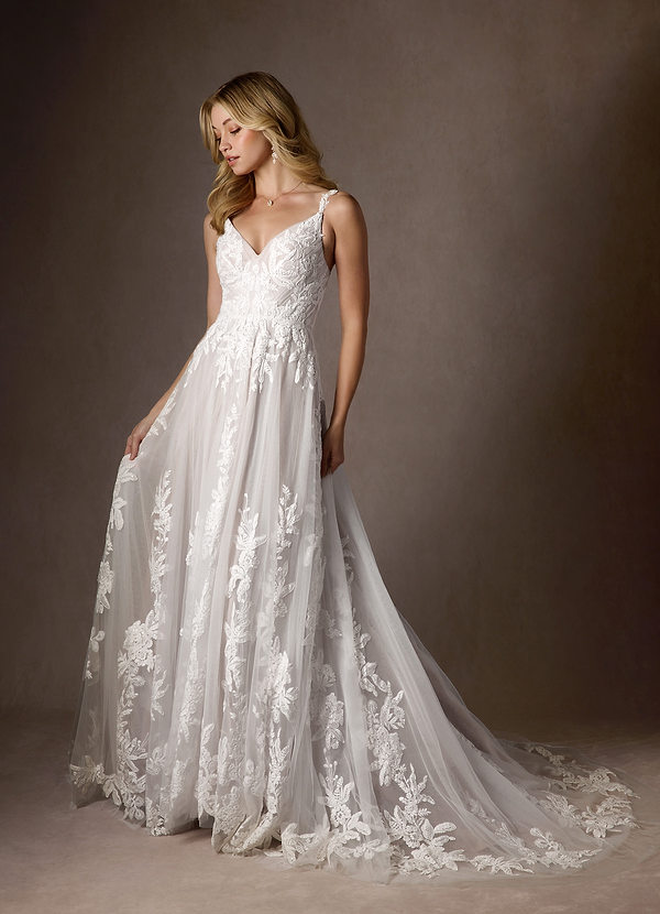 Azazie Delaina Wedding Dress Robes de mariée  image1
