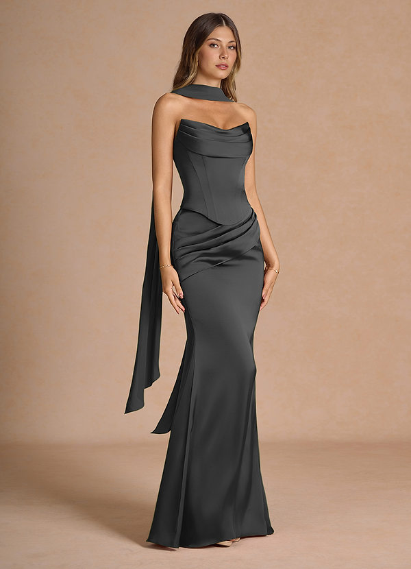 Vestido Negro Largo Sorrel image1