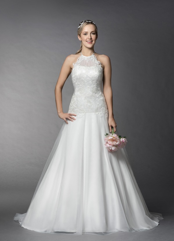 Azazie Kenya BG Wedding Dress - Diamond White | Azazie