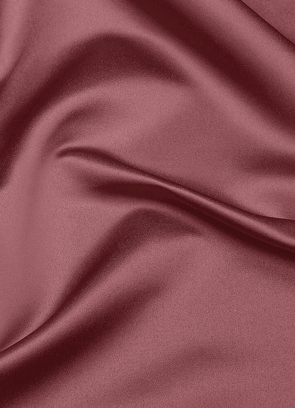 front Azazie Desert Rose Matte Satin Fabric By the Yard