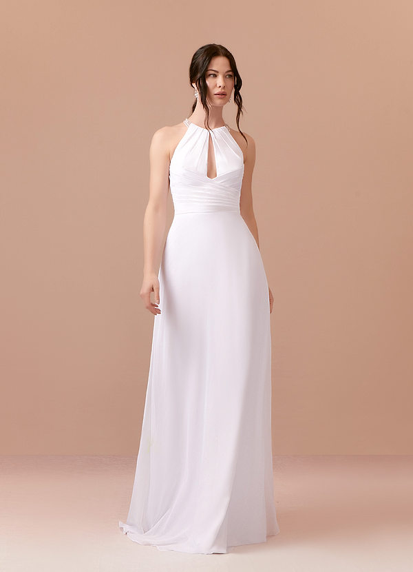 front Azazie Selena Wedding Dress