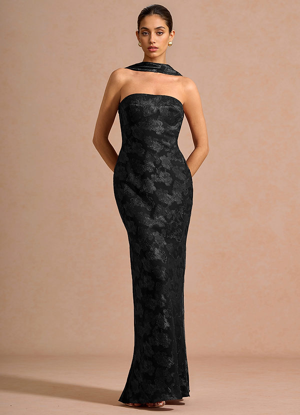 Robe Longue Noir Isadora image1