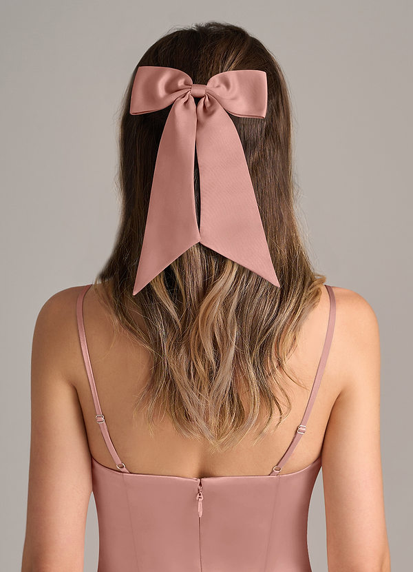 front Matching Color Bow Hair Clip Set