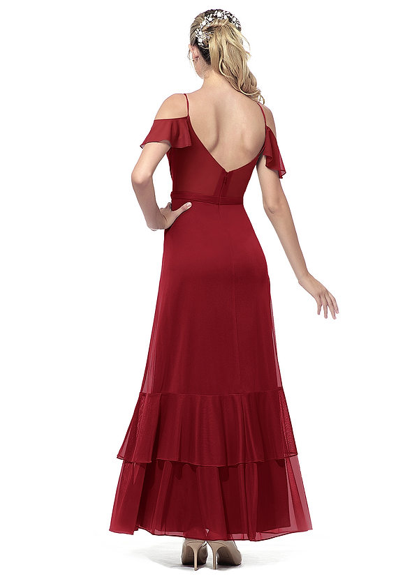 Azazie Rylan Bridesmaid Dress Burgundy Azazie