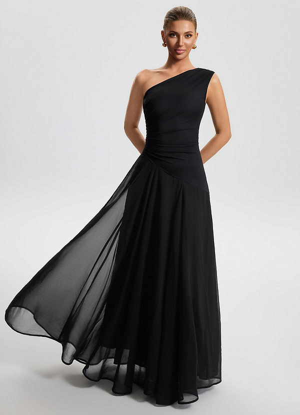 Sylvaine Black Maxi Dress image1