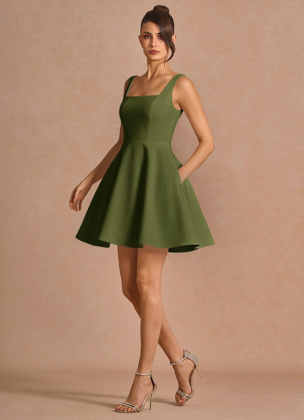 Brynn Olive Mini Dress image1