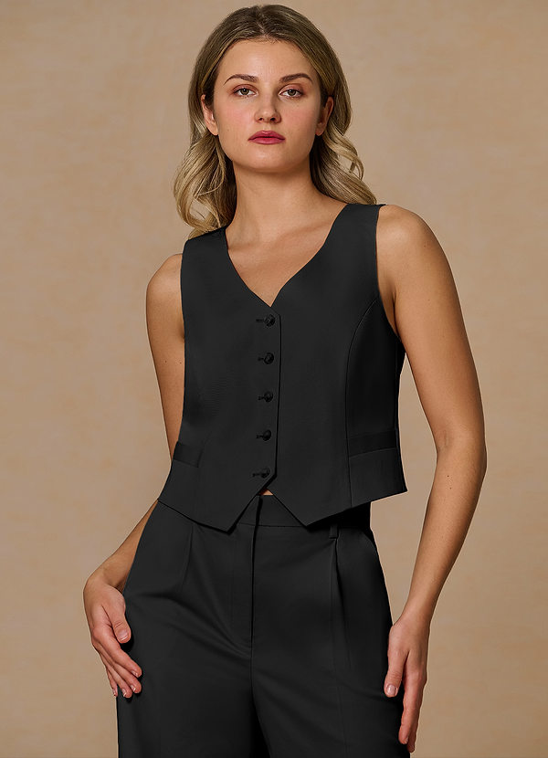 front Margaret {color} Cotton Linen Blend Vest