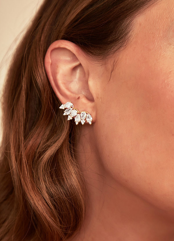 front Crystal Constellation Earrings