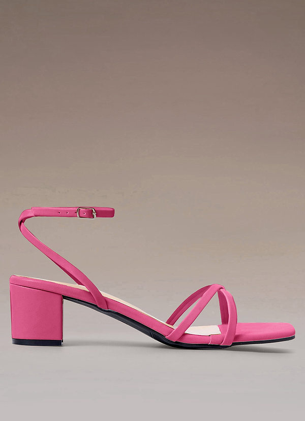 front Strap Mid Heel Sandals