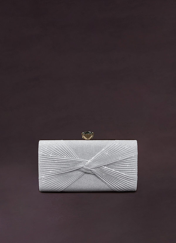 front Glitter Rhinestone Cross Embellished Clutch