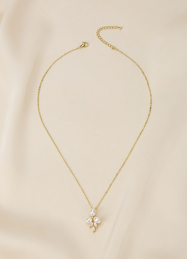 front Collana a goccia di trifoglio
