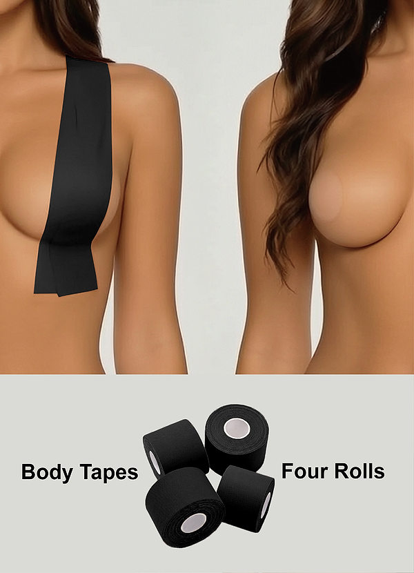 front Azazie Fashion Body Tape 4-Pack –Perfect for Brides & Bridesmaids