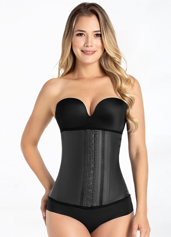 front Curveez Gaine amincissante longue en latex