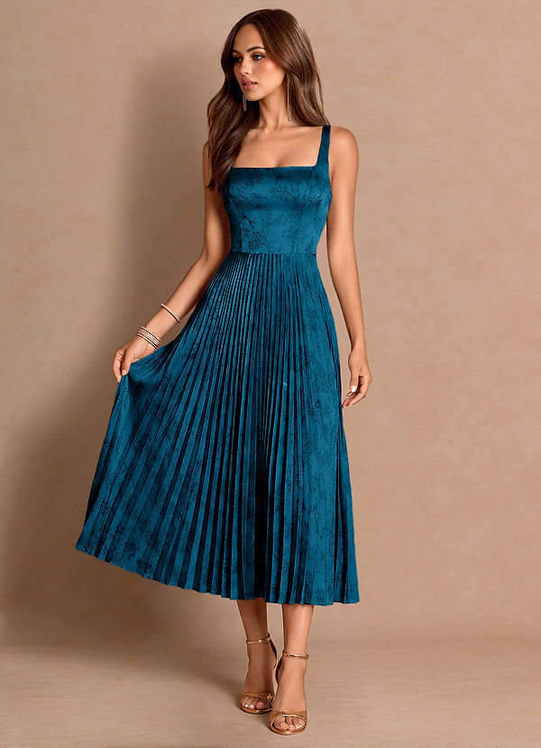 Robe Midi Marineblau Tatiana image1