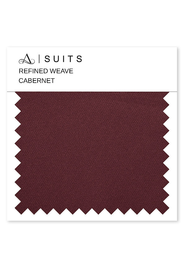 front Azazie Färgprov på raffinerad vävd kostym Cabernet