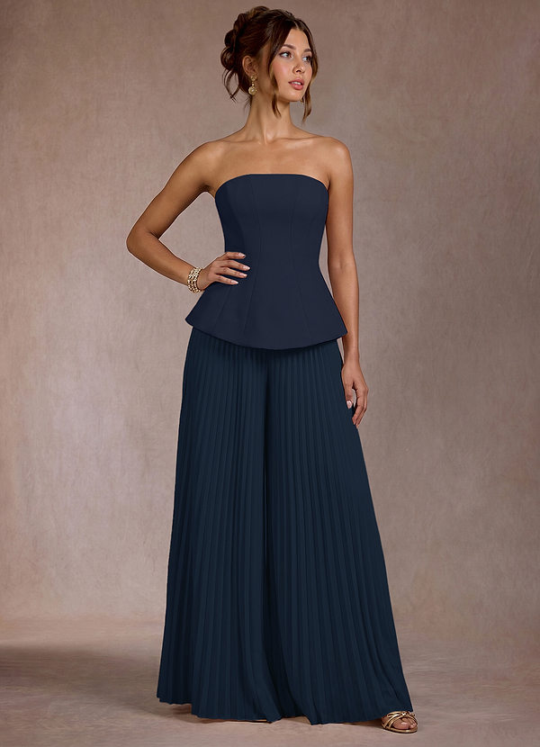 Coraline Navy Bandeau Jumpsuit image1