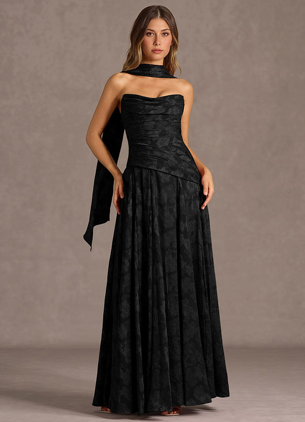 Gabriela Black Maxi Dress image1
