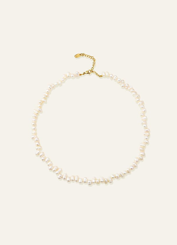 front Collar de perlas de agua dulce
