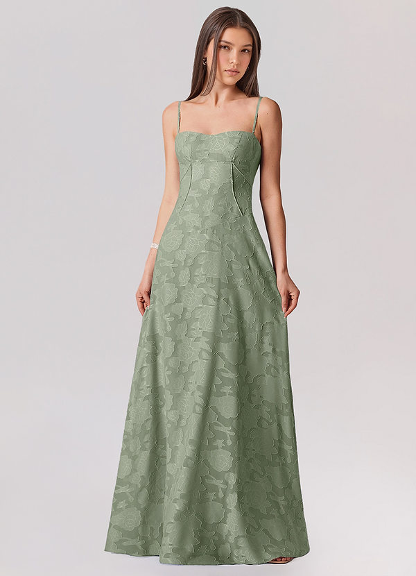 Valentine Pistachio Maxi Dress image1