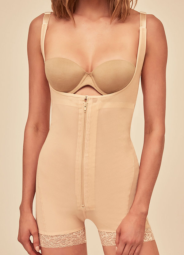 front Mid-thigh Underbust Body Shaper