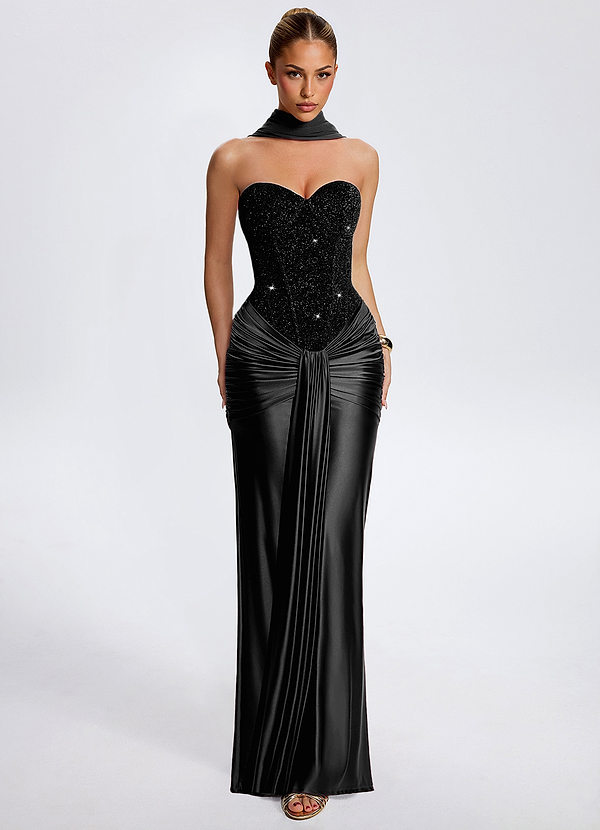 Quinley Black Maxi Dress image1