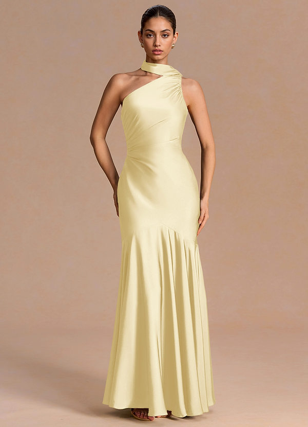Amara Butter Yellow Maxi Dress image1