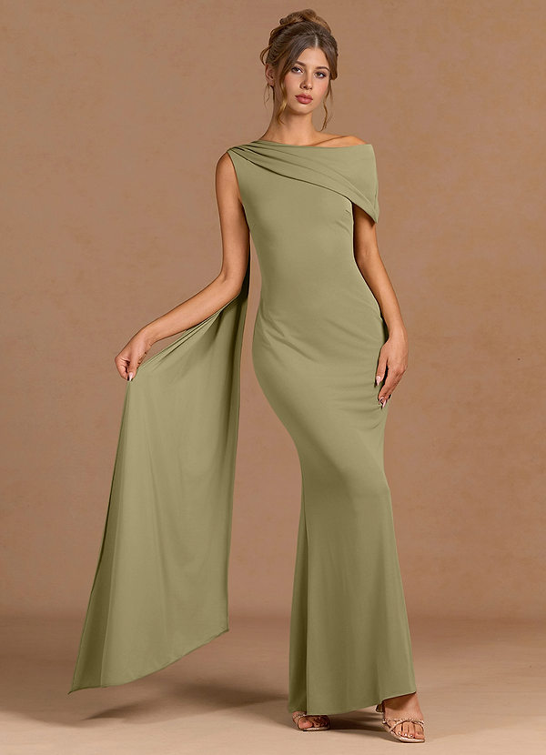 Rivka Bean Green Maxi Dress image1
