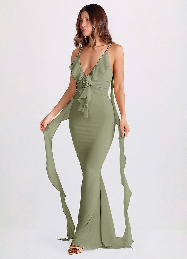 Avenira Pistachio Maxi Dress image1