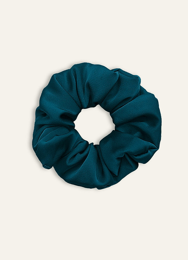 front Matching Color Bridesmaid Stretch Satin Over Size Scrunchies