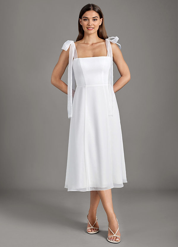 Sammi White Midi Dress image1