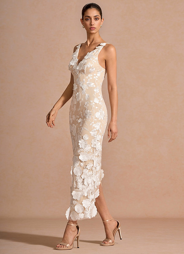 Robe Longue Blanc Cireth image1
