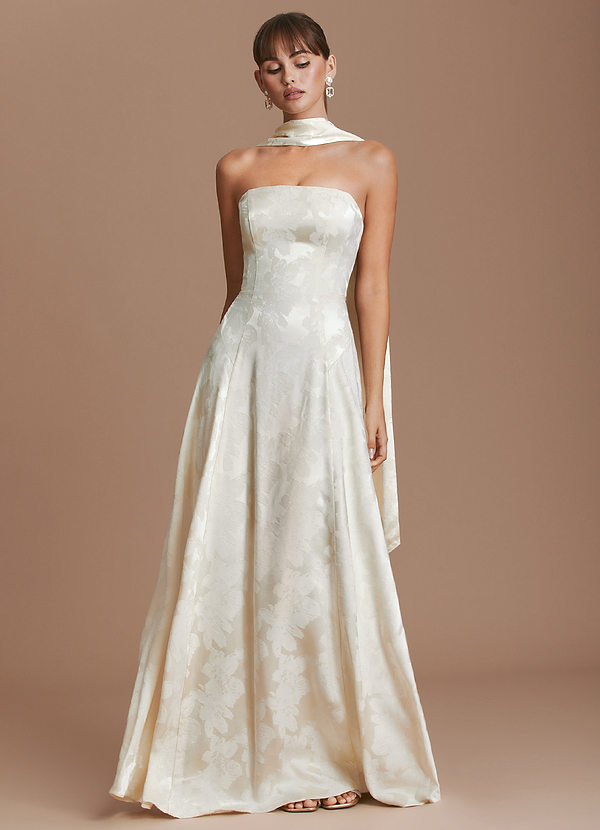 Renata Creamy White Maxi Dress image1