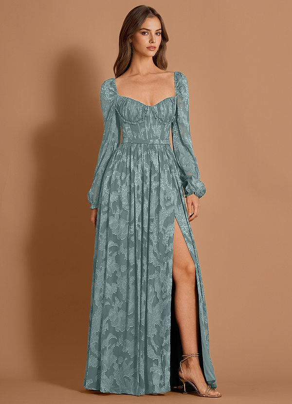 Aniyah Powder Blue Maxi Dress image1
