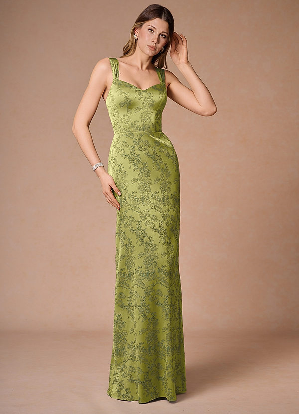 Georgia Moss Navy Pleated Maxi Dress image1