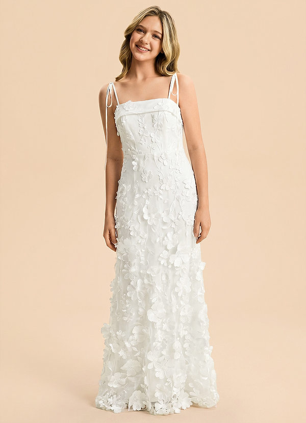 front Azazie Jenny Junior Formal Dress