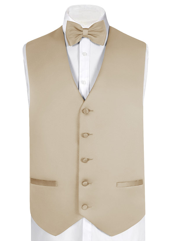 back Gentlemen's Collection Matte Satin Vest