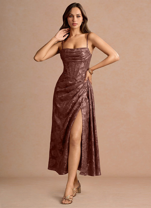Rosalie Mocha Coco Midi Dress image1