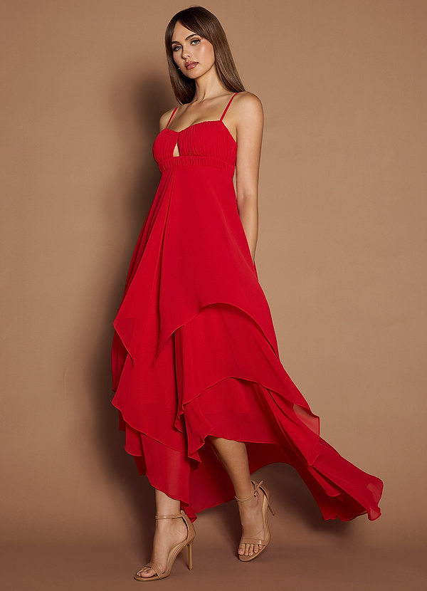 Cassidy Cherry Red Maxi Dress image1