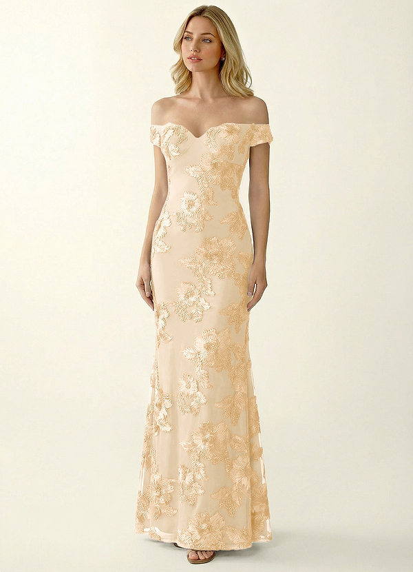 Lowlala Yellow Lace Prom Dress image1